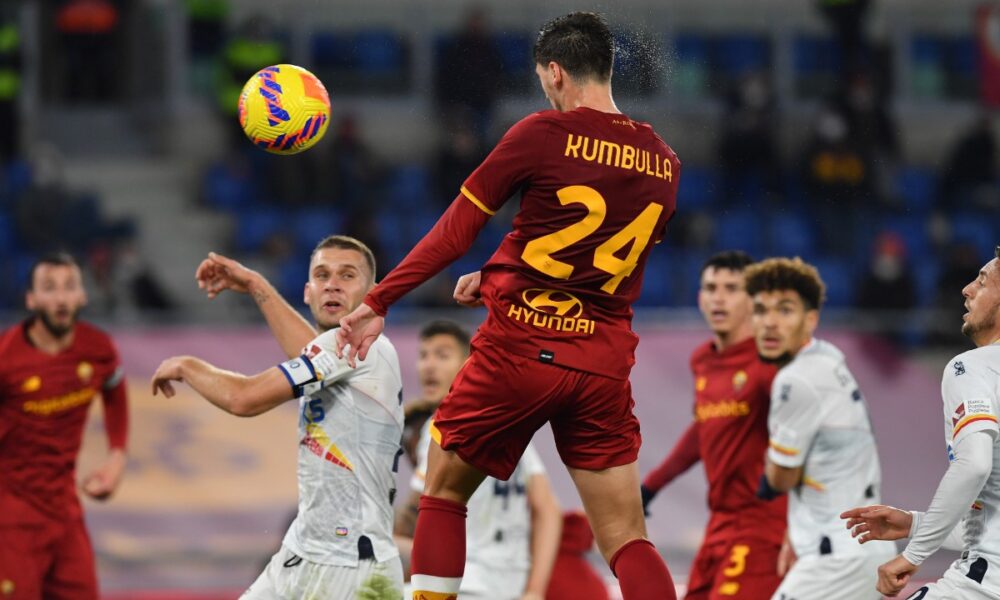 Kumbulla Roma, il giocatore è un obiettivo del calciomercato Cagliari: si punta sul prestito in Spagna