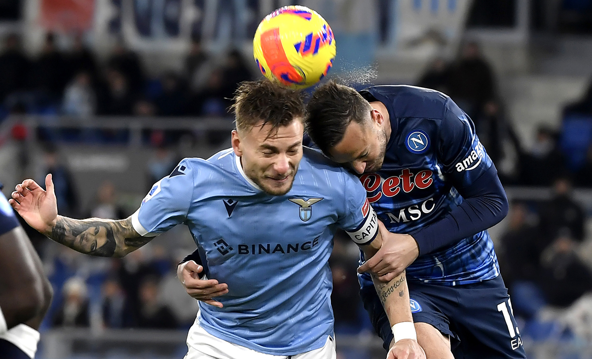 Immobile Rrhamani Lazio Napoli