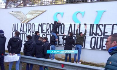 contestazione tifosi lazio formello