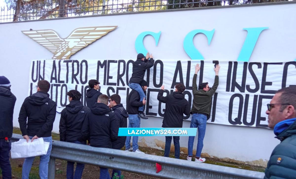 contestazione tifosi lazio formello