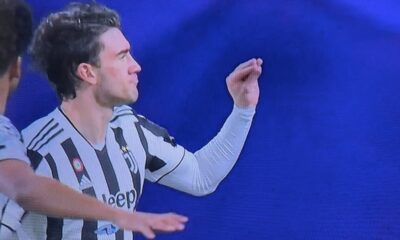 esultanza vlahovic juventus