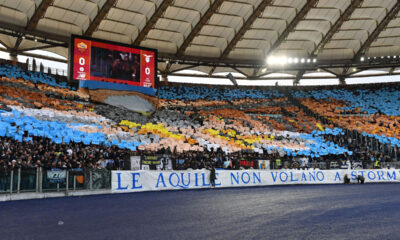 Lazio coreografia tifosi curva nord