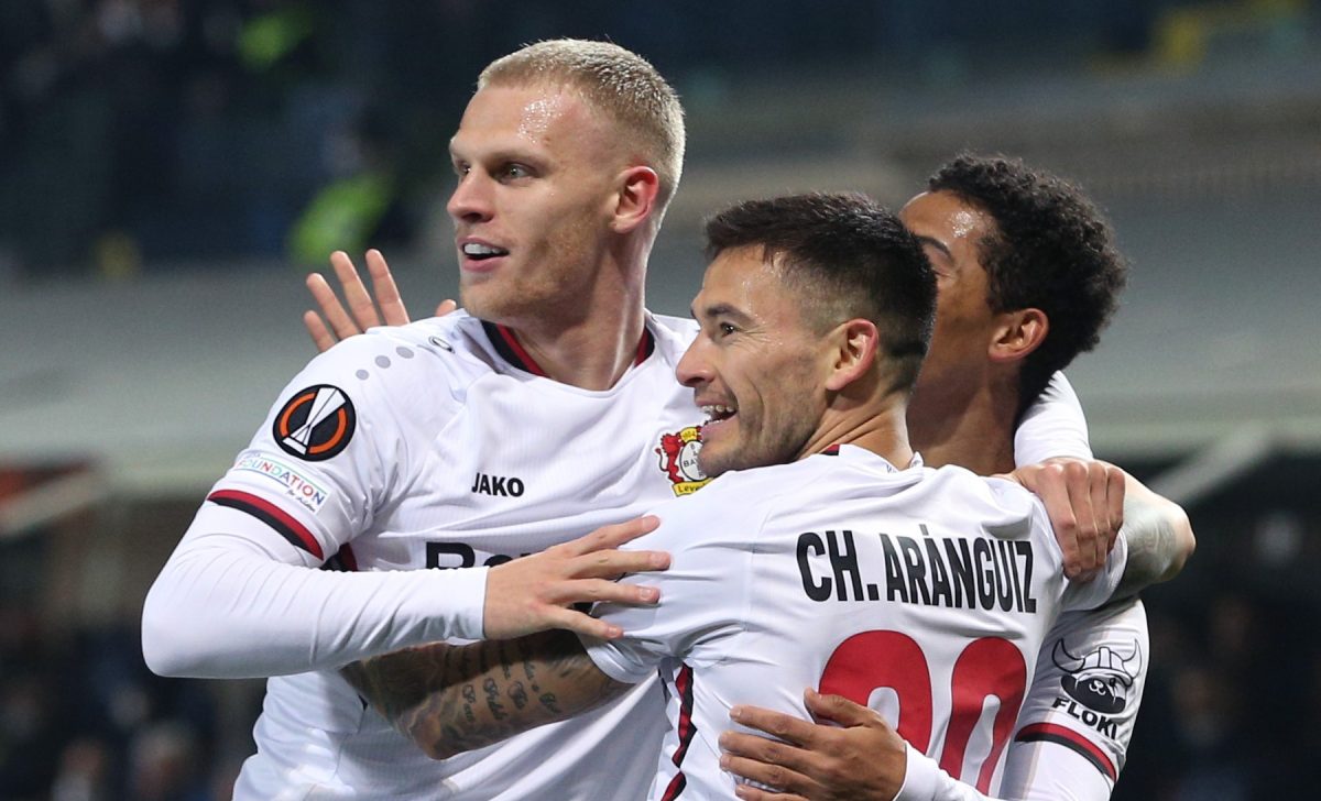 esultanza bayer leverkusen