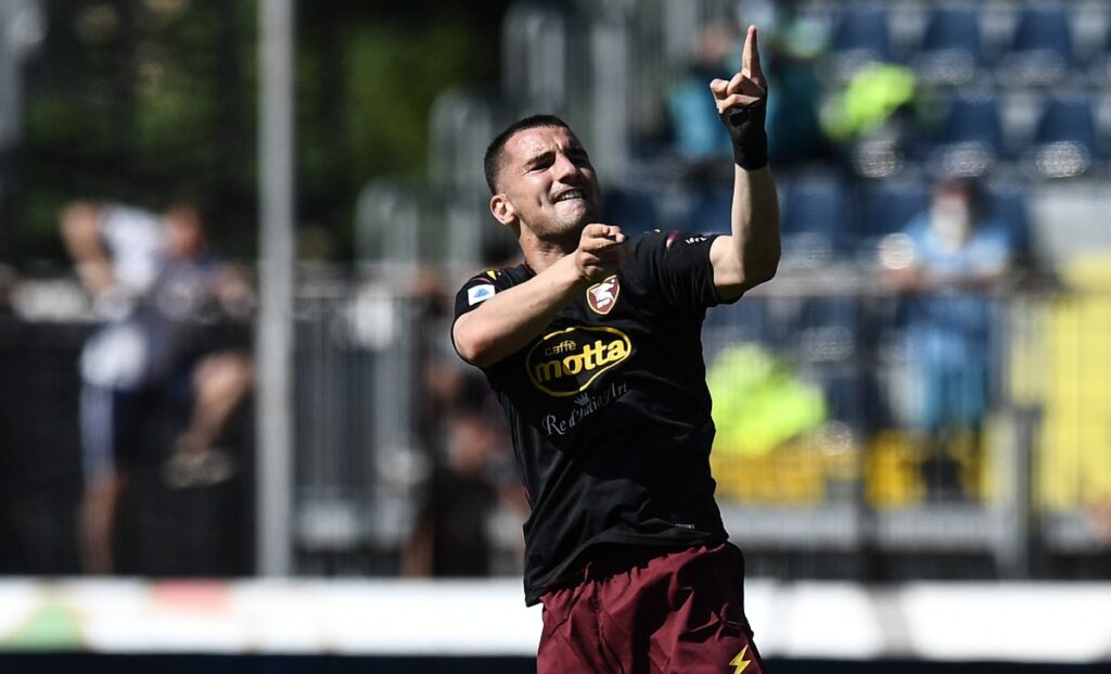 Esult gol Bonazzoli PAP