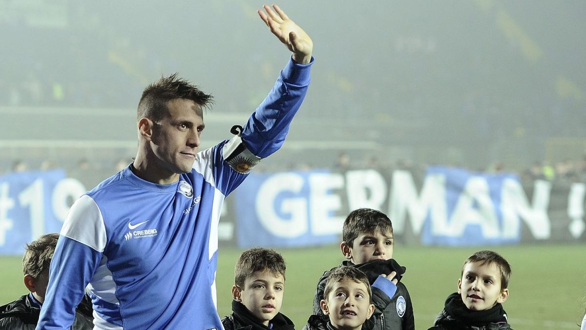German Denis Atalanta-Sassuolo serie A