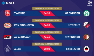 MOLA CalcioNews24 giornata Eredivisie