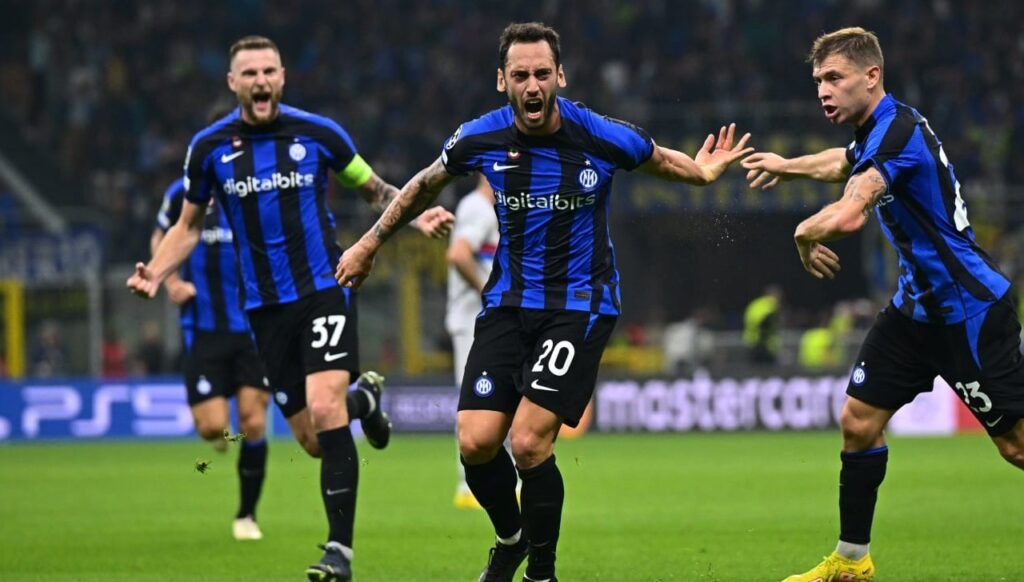 Esultanza calhanoglu