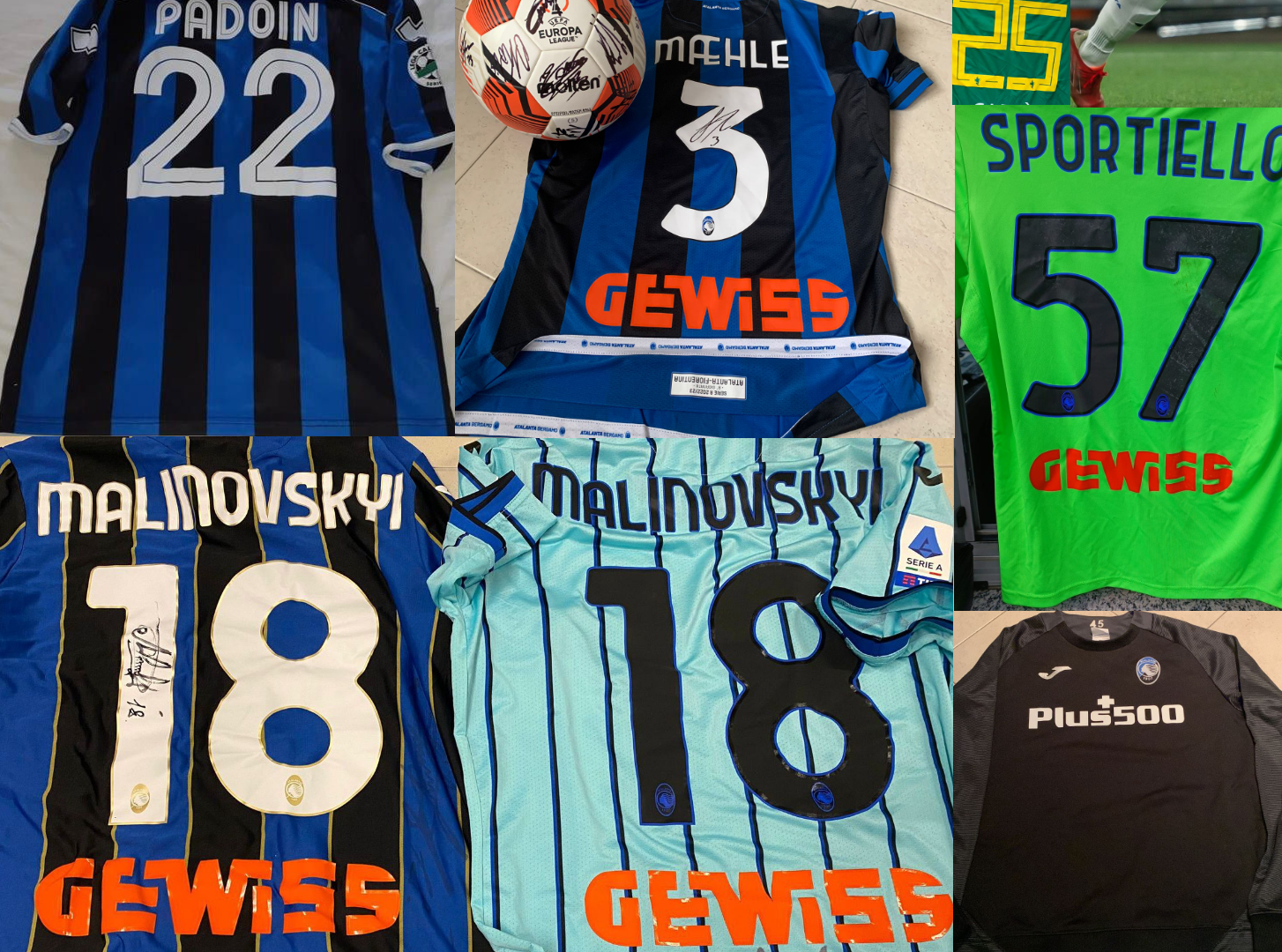 maglie asta atalanta ebay simone