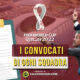 Convocati Mondiali Qatar 2022