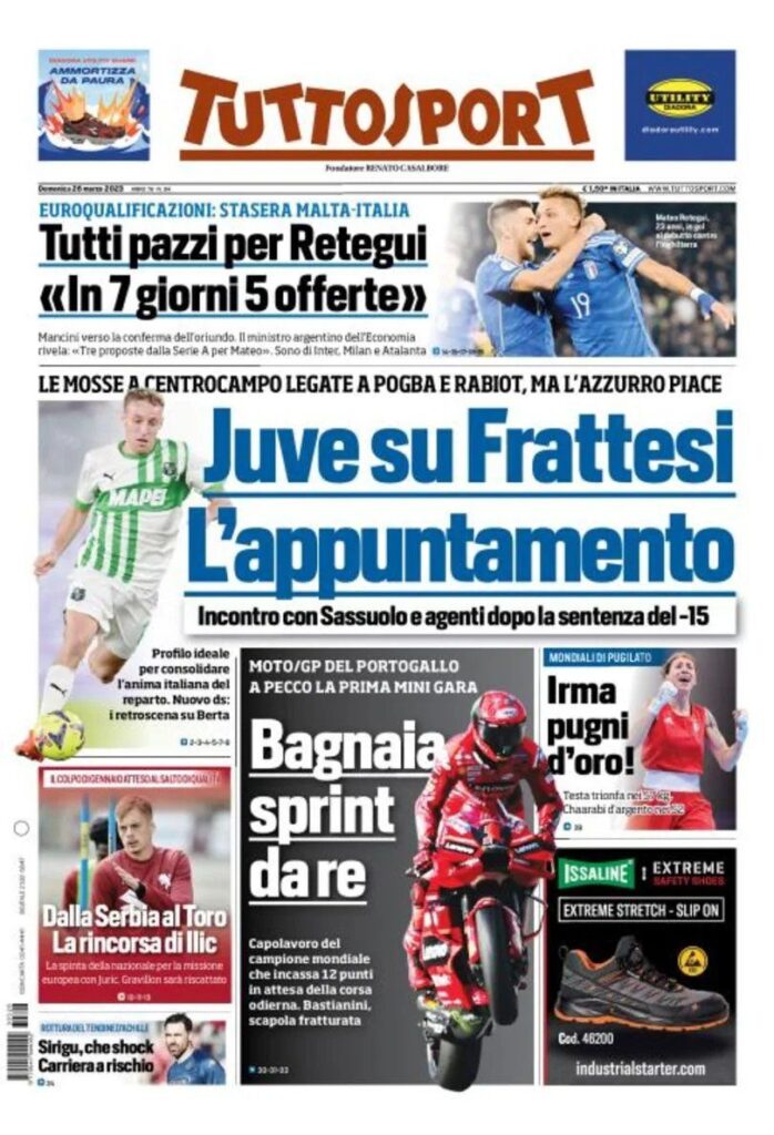 Le prime pagine dei quotidiani sportivi – 26 marzo 34 Unknown 11