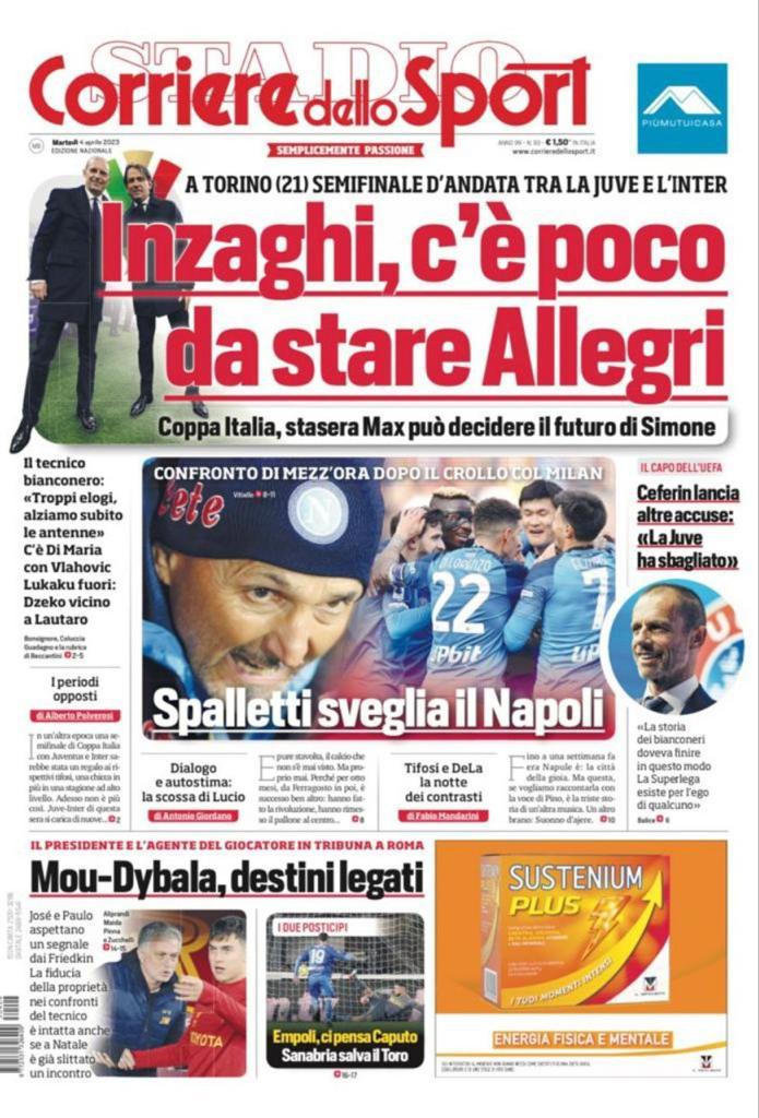 Le prime pagine dei quotidiani sportivi – 4 aprile 33 Unknown 2