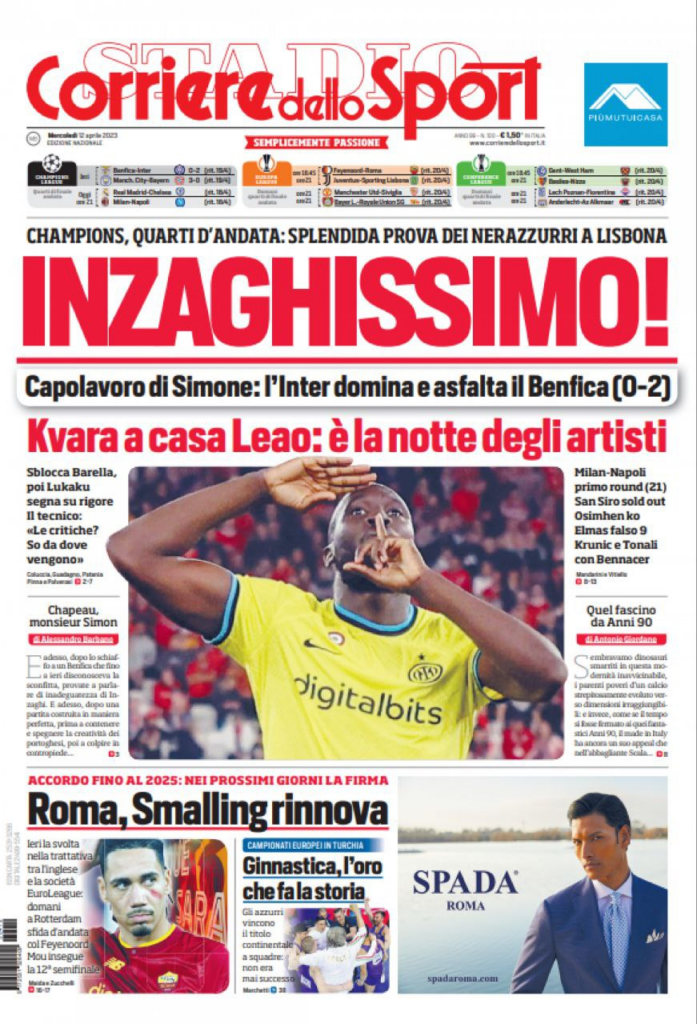 Le prime pagine dei quotidiani sportivi – 12 aprile 33 image 2