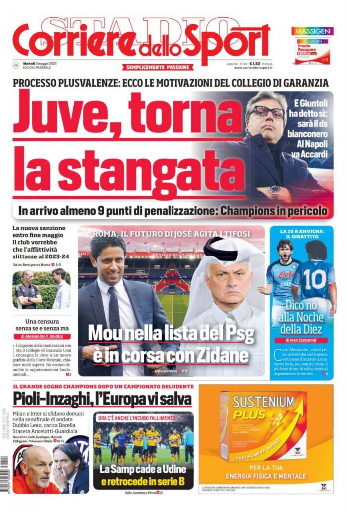 Le prime pagine dei quotidiani sportivi – 9 maggio 33 Unknown 2 1