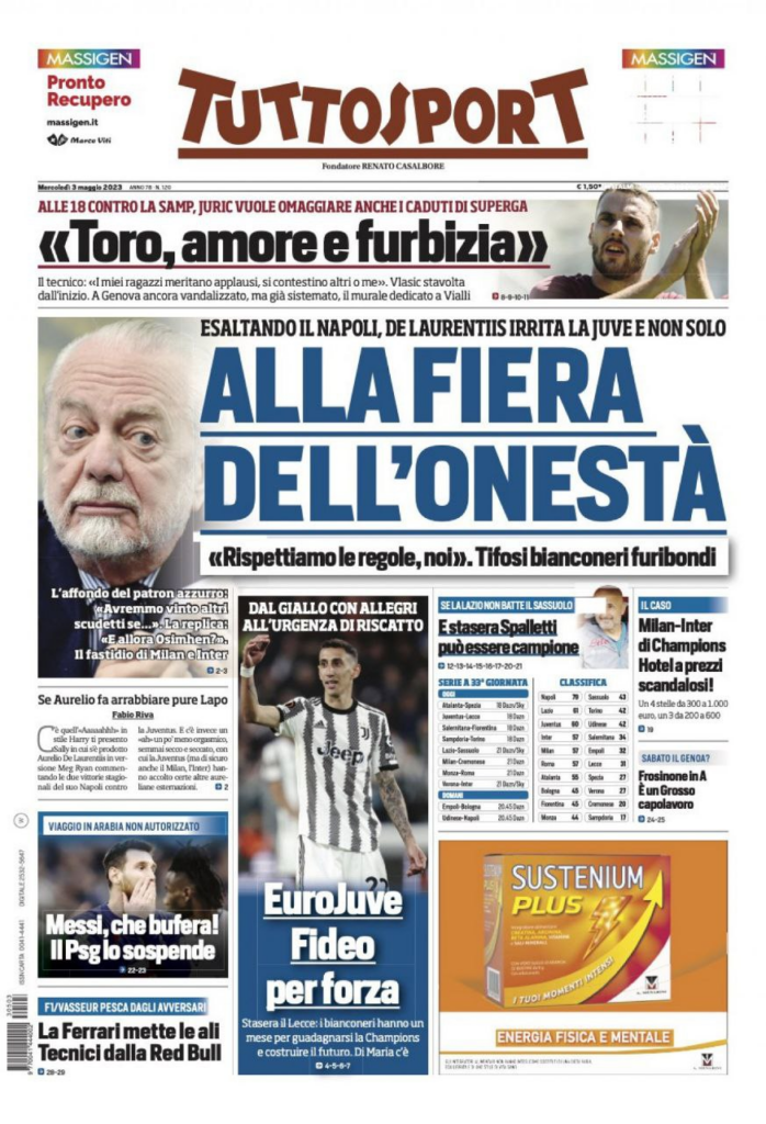 Le prime pagine dei quotidiani sportivi – 2 maggio 31 image 3