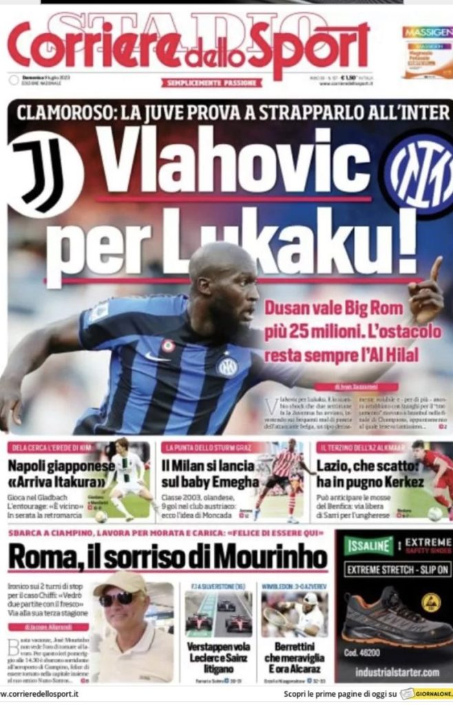 Le prime pagine dei quotidiani sportivi – 9 luglio 32 IMG 8123 768x1195 1