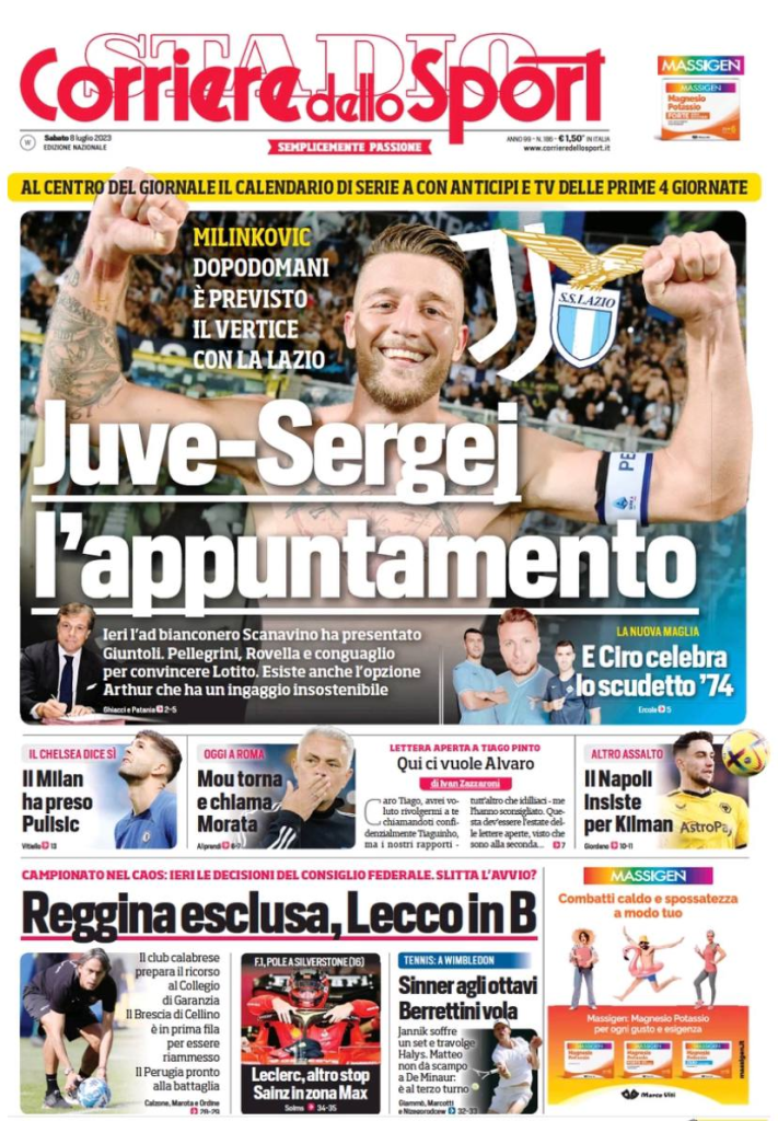 Le prime pagine dei quotidiani sportivi – 8 luglio 33 image 12