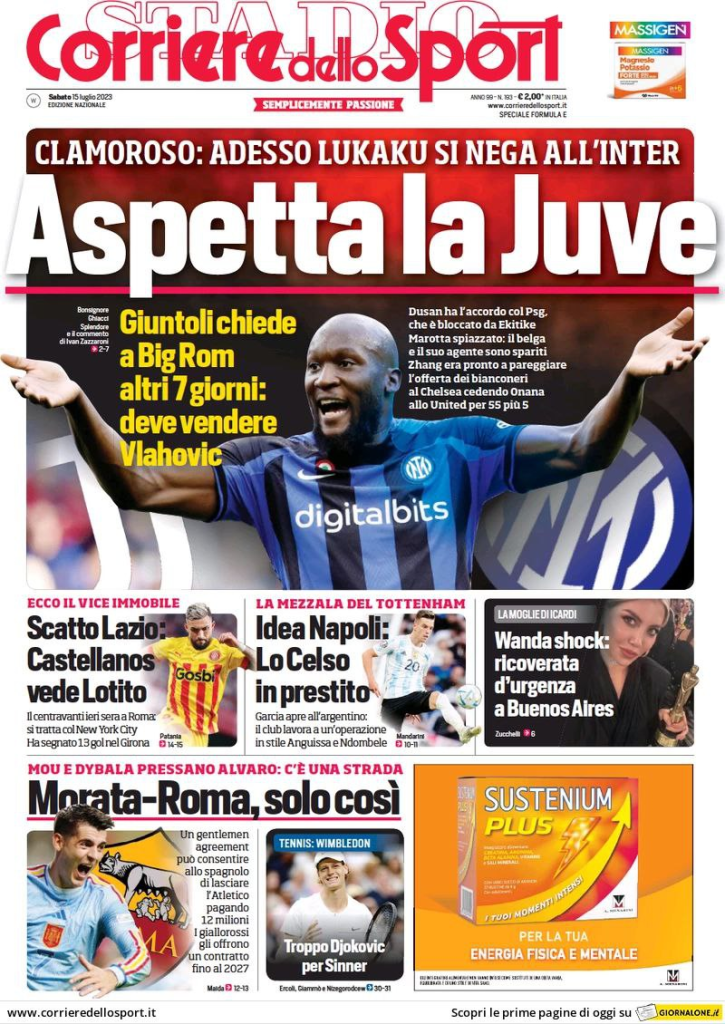 Le prime pagine dei quotidiani sportivi – 15 luglio 33 image 17