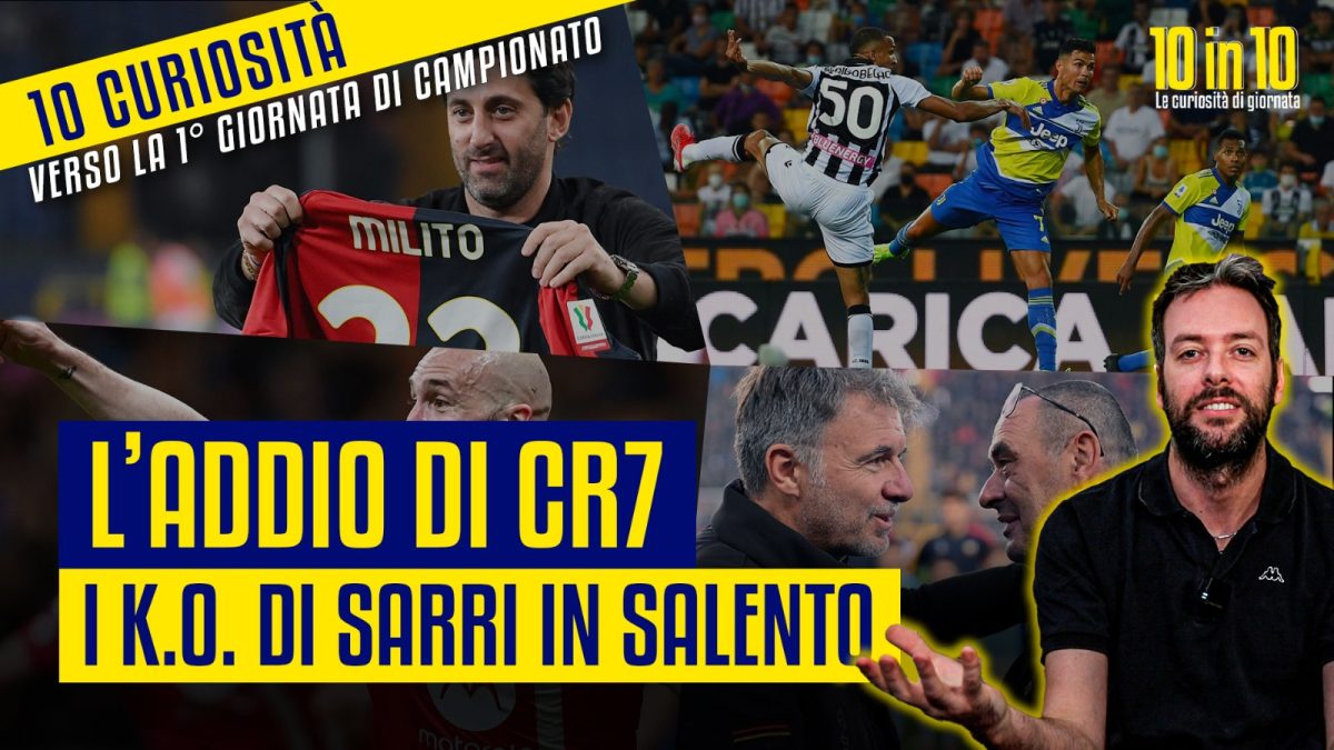 10in10 La prima giornata di Serie A raccontata in dieci immagini VIDEO 10in10 La prima giornata di Serie A raccontata in dieci immagini VIDEO