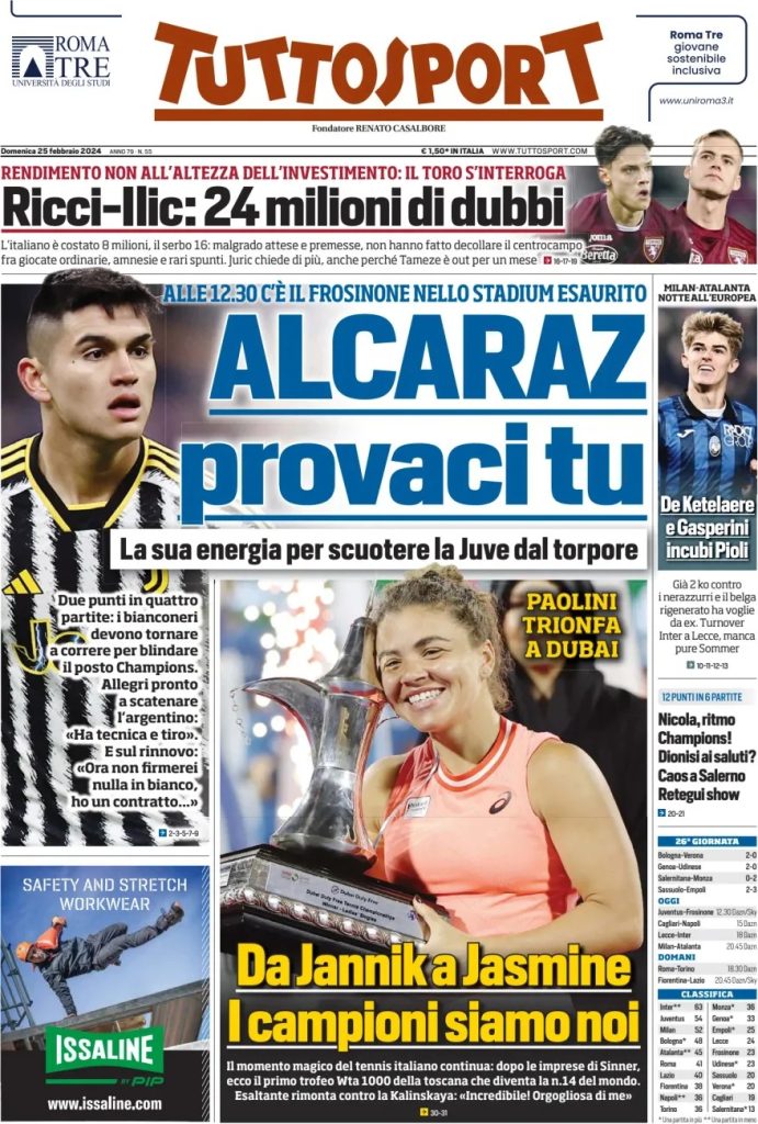 Le Prime Pagine Sportive Nazionali – 25 febbraio 34 tuttosport c9e1bd7748bc07c9f289039ee2fa85c0 big