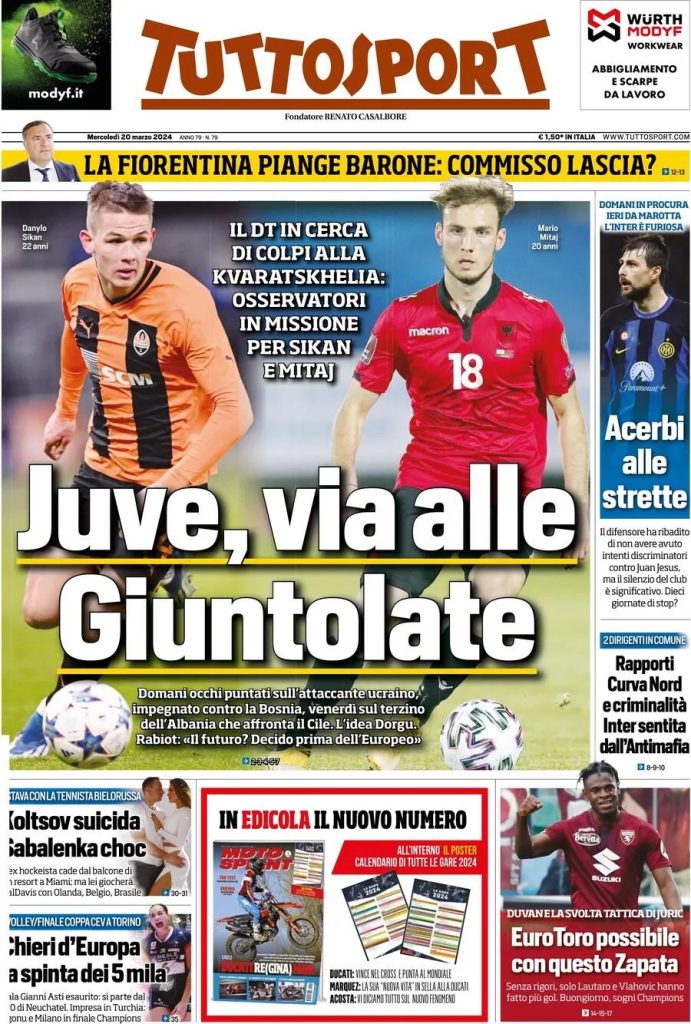Le Prime Pagine Sportive Nazionali – 20 marzo 32 tuttosport 2a60c4aaadb941f2adbe2d33e0c18097 big