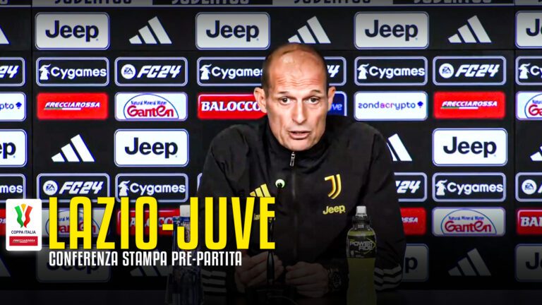 Conferenza AllegriLazio Juve Coppa Italia