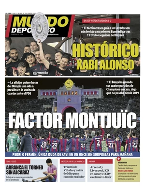 Xabi Alonso è nella storia col Bayer: «E' il nuovo Kaiser» 33 Mundo deportivo