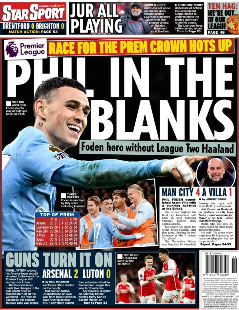 City, Phil factor: Foden trascina il Manchester - FOTO 34 Star Sport