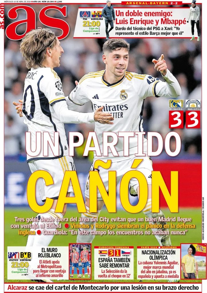 Prime pagine sportive estere sullo spettacolo di Real City 33 as 45697205834c444f04b7d90e676337e2 big 1