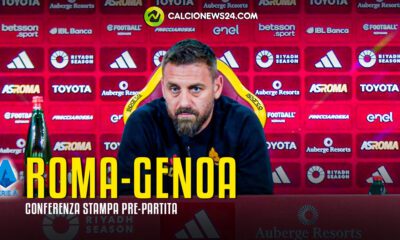 conferenza de rossi roma genoa