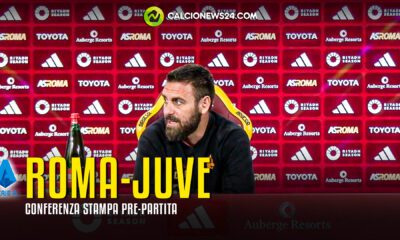 conferenza de rossi roma juve