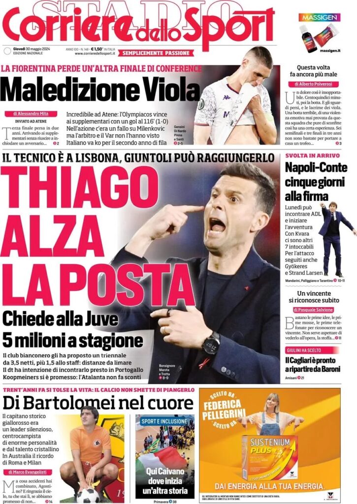 Le prime pagine sportive nazionali – 30 maggio 33 corriere dello sport 888a7afba4517c3089a2669b877c55c0 big
