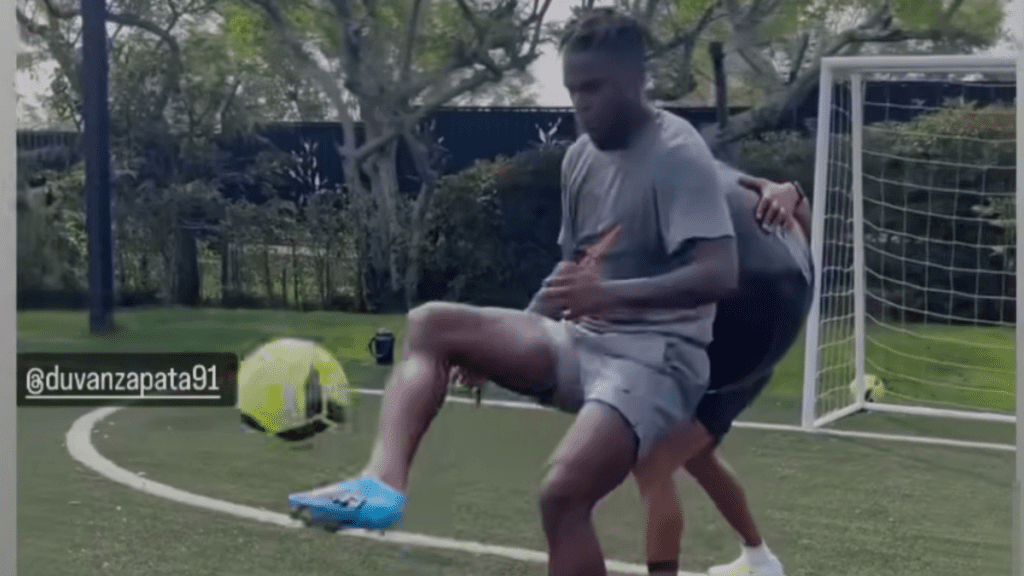 Duvan Zapata allenamento Torino