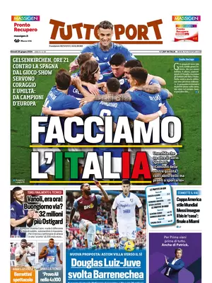 Le prime pagine sportive nazionali – 20 giugno 32 tuttosport 004108372