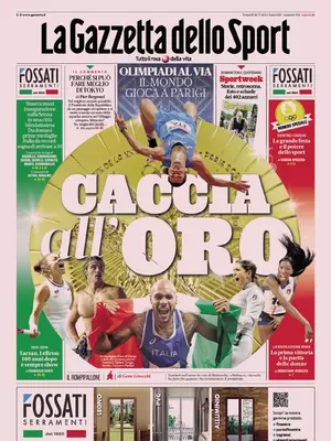 Le prime pagine sportive nazionali – 26 luglio 34 la gazzetta dello sport 005924943