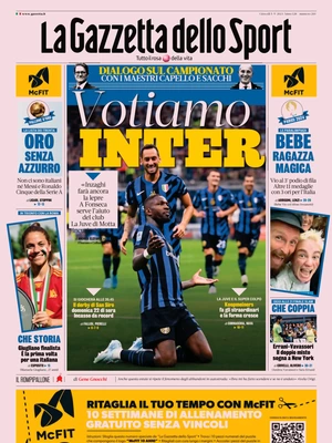Le PRIME PAGINE SPORTIVE nazionali – 5 settembre 34 la gazzetta dello sport 051203164