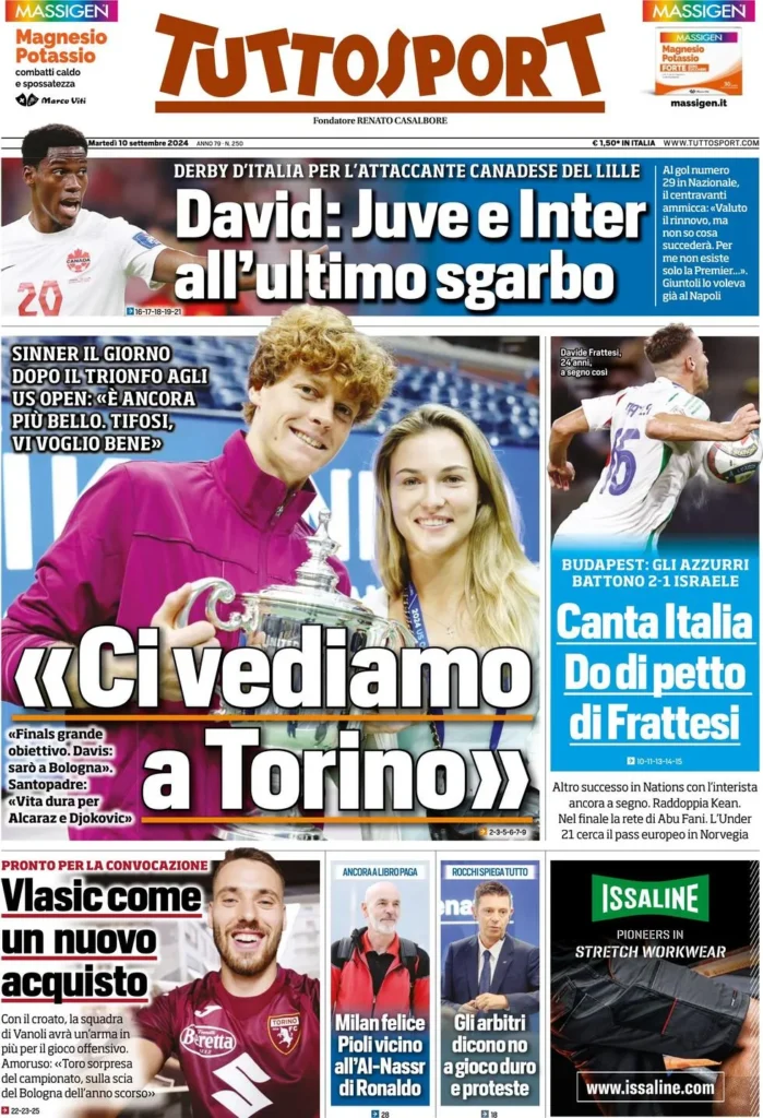 Le PRIME PAGINE SPORTIVE nazionali – 10 settembre 34 tuttosport e5a6f5a3043764c4e6bcce3857786210 big