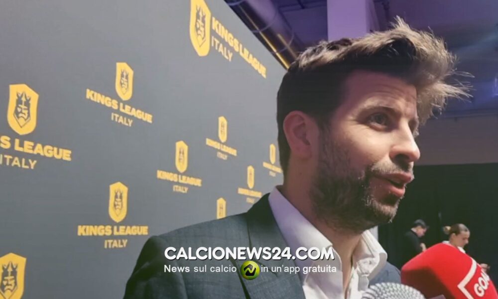 King’s League Italia, Piqué: «Una giornata Storica: sarà un successo; Juve? C’è stato un interesse nel 2007, ma…» – VIDEO