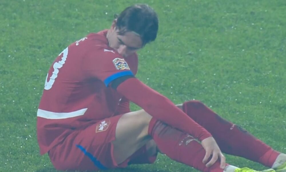 Juve, brutte notizie per i bianconeri: si fa male Vlahovic in Nations League – VIDEO