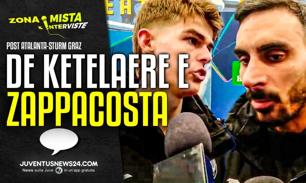 Atalanta Sturm Graz, Zappacosta e De Ketelaere: «Contenti per la vittoria. Dobbiamo continuare così» – VIDEO