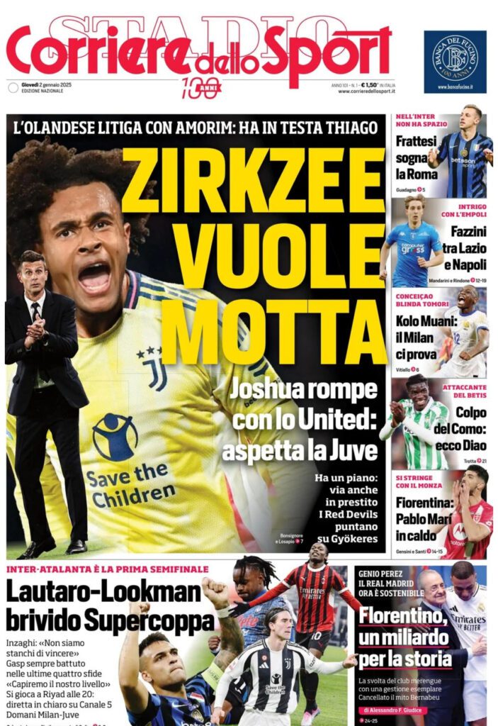 Le prime pagine sportive nazionali – 2 gennaio 33 IMG 5287