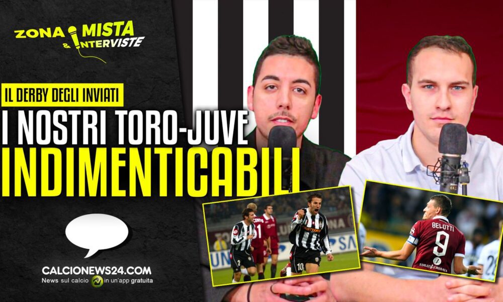 Toro Juve, intervista doppia ai giornalisti: da Belotti a Del Piero, la passione granata, quel gol di Pirlo e i retroscena… – VIDEO 
