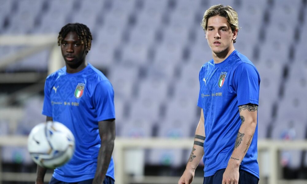 Kean Zaniolo di nuovo insieme: alla Fiorentina per dimostrare di non essere più i bad boys del calcio italiano, intanto Moise gli dà il benvenuto – FOTO