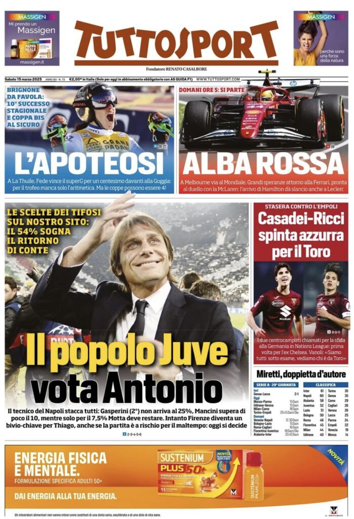 Le prime pagine sportive nazionali – 15 marzo 34 IMG 0147