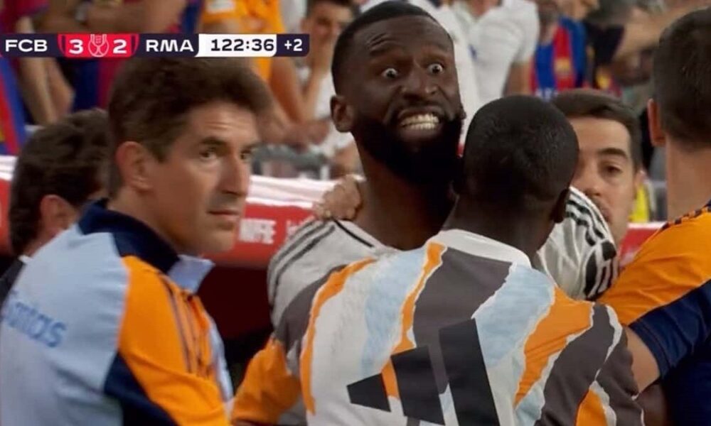 Rudiger, borsa del ghiaccio contro l’arbitro: cosa rischia?