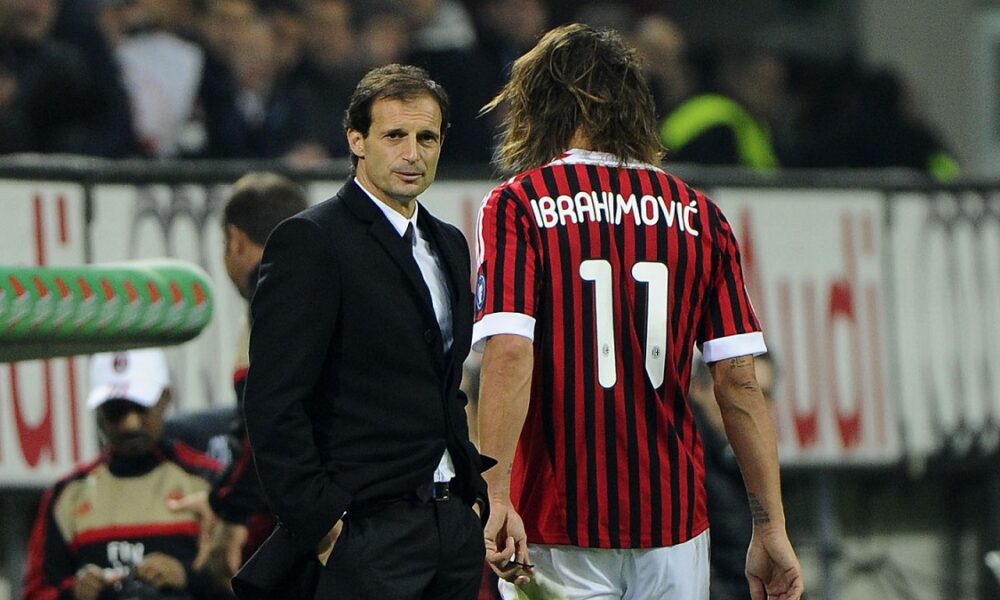 Allegri Ibrahimovic, ci eravamo tanto… il rapporto tra il tecnico di ritorno al Milan e il dirigente: Scudetto e poi lo strappo