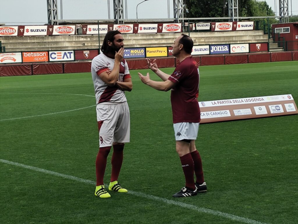 Rolando Bianchi: «Il Torino ha una storia magica, lo seguo ancora. Baroni? Ecco cosa dobbiamo aspettarci» - ESCLUSIVA 32 Rolando Bianchi con Antonino Asta, due ex Torino