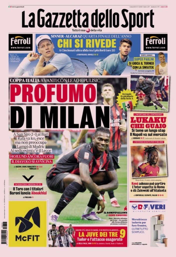 Le prime pagine sportive nazionali - 18 agosto 2025 34 WhatsApp Image 2025 08 18 at 07.43.24 2