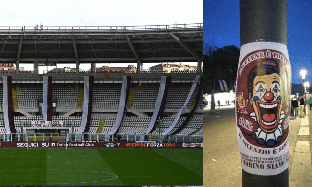 Torino Pisa, clima spettrale al Grande Torino: stadio semi-vuoto. Mentre fuori…