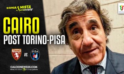 Urbano Cairo dopo Torino Pisa