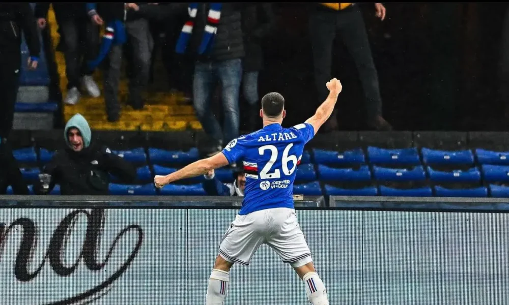 Sampdoria, l’infortunio di Altare mantiene in ansia Gregucci: come sta il difensore e quando potrà rientrare in campo